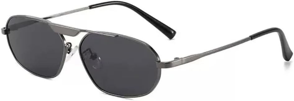 

Ретро солнцезащитные очки в форме кошачьего глаза с неровными многоугольными линзами для женщин и мужчин в стиле панк, с защитой от УФ-излучения UV400 (черный цвет) TVTBBVV, Gun Black