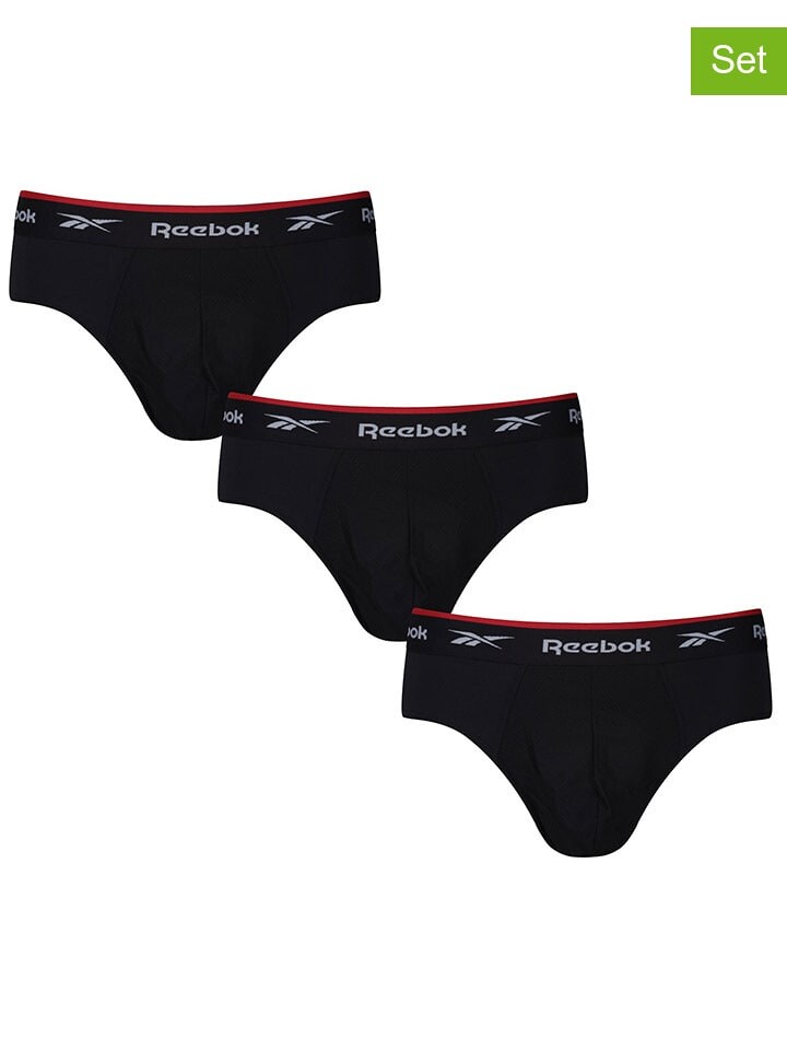 

Трусы Reebok 3er-Set: Slips Wiggins, черный