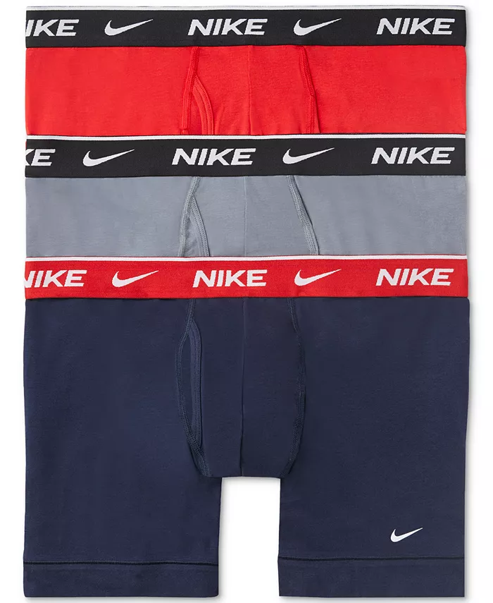 

Мужские боксеры 3 шт. Dri-FIT Essential Cotton Stretch Nike, синий