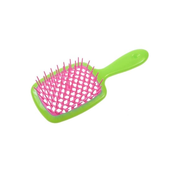 Щетка для расчесывания Janeke Superbrush, зеленая — фуксия 86SP226 VER-FUX, Inna marka — фото 2