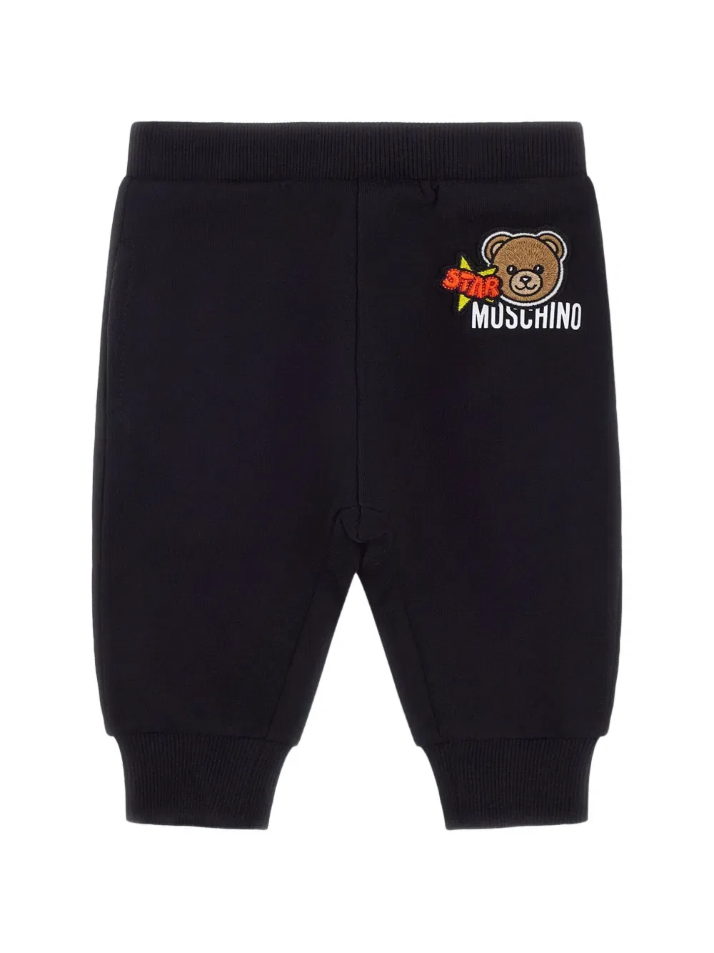Спортивный костюм с аппликацией в виде плюшевого мишки Moschino Kids, синий — фото 4