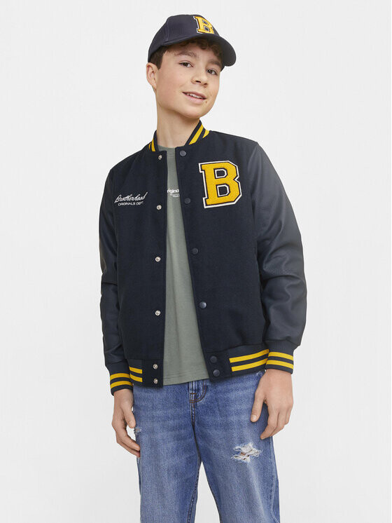 Бомбер стандартного кроя Jack&Jones, синий