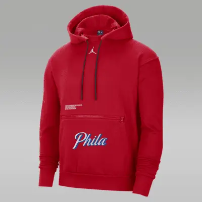 

Худи Jordan Philadelphia 76ers Courtside Statement Edition, красный