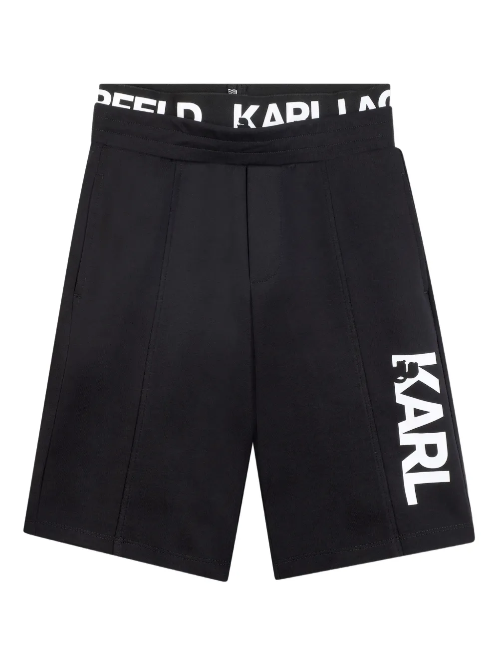 

Шорты с логотипом KARL LAGERFELD KIDS, черный