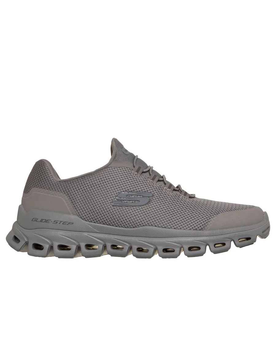 Мужские повседневные кроссовки Glide-Step - Noltek Air-Cooled Memory Foam от Finish Line Skechers, темно-серый — фото 2