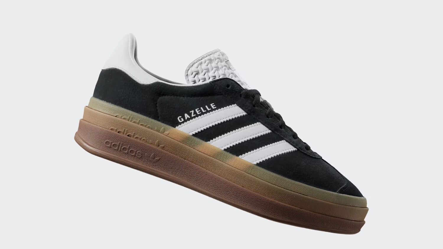 Gazelle Смелые кроссовки Adidas, цвет Core Black/Cloud White/Cloud White — фото 2