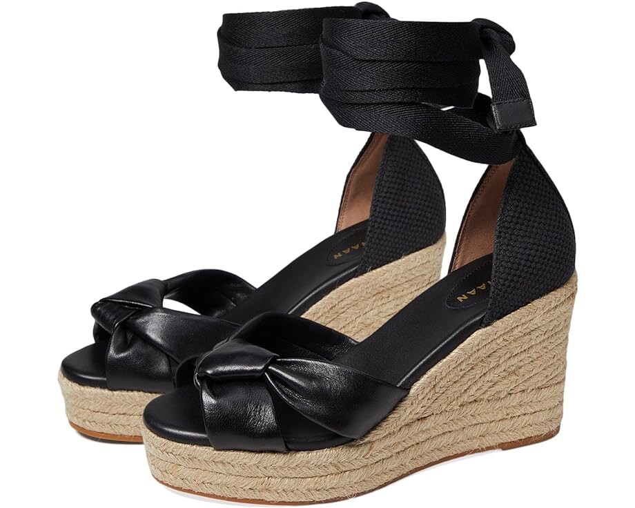 

Сандалии Cole Haan Cloudfeel Hampton, цвет Black Leather/Black Canvas