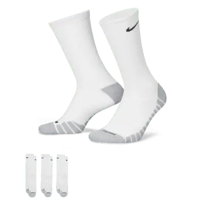 Носки Nike Everyday Max Cushioned Training Crew (3 шт), цвет White/Wolf Grey/Black