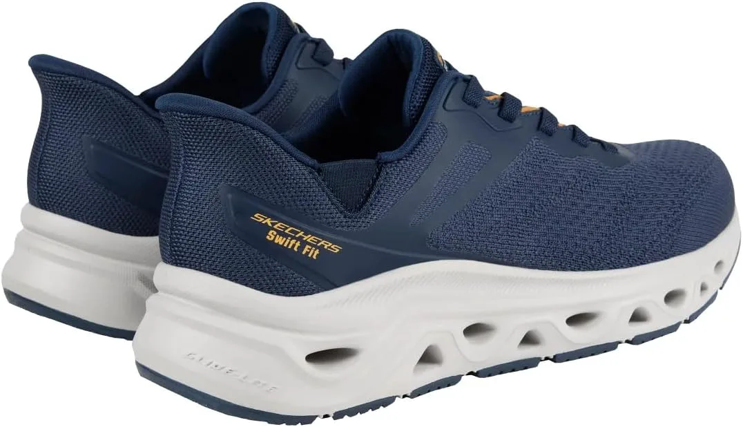 Мужские кроссовки Skechers Go Walk Glide Step 2.0 Vic, темно-синий/черный — фото 3