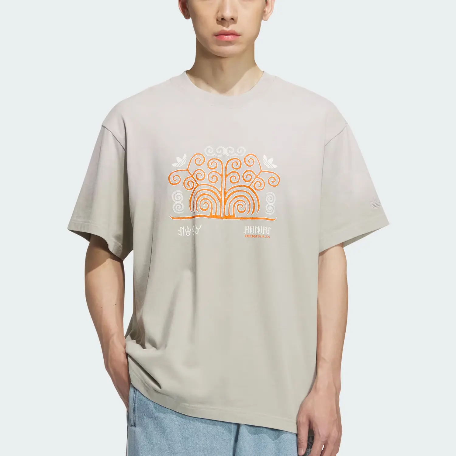 Футболка TOC FW25 мужская Adidas Originals, Sesame Earth — фото 3