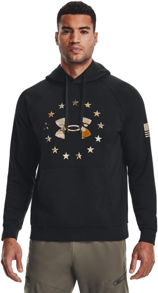 

Толстовка Under Armour Men's Freedom Fleece, Black (001)/Desert Sand