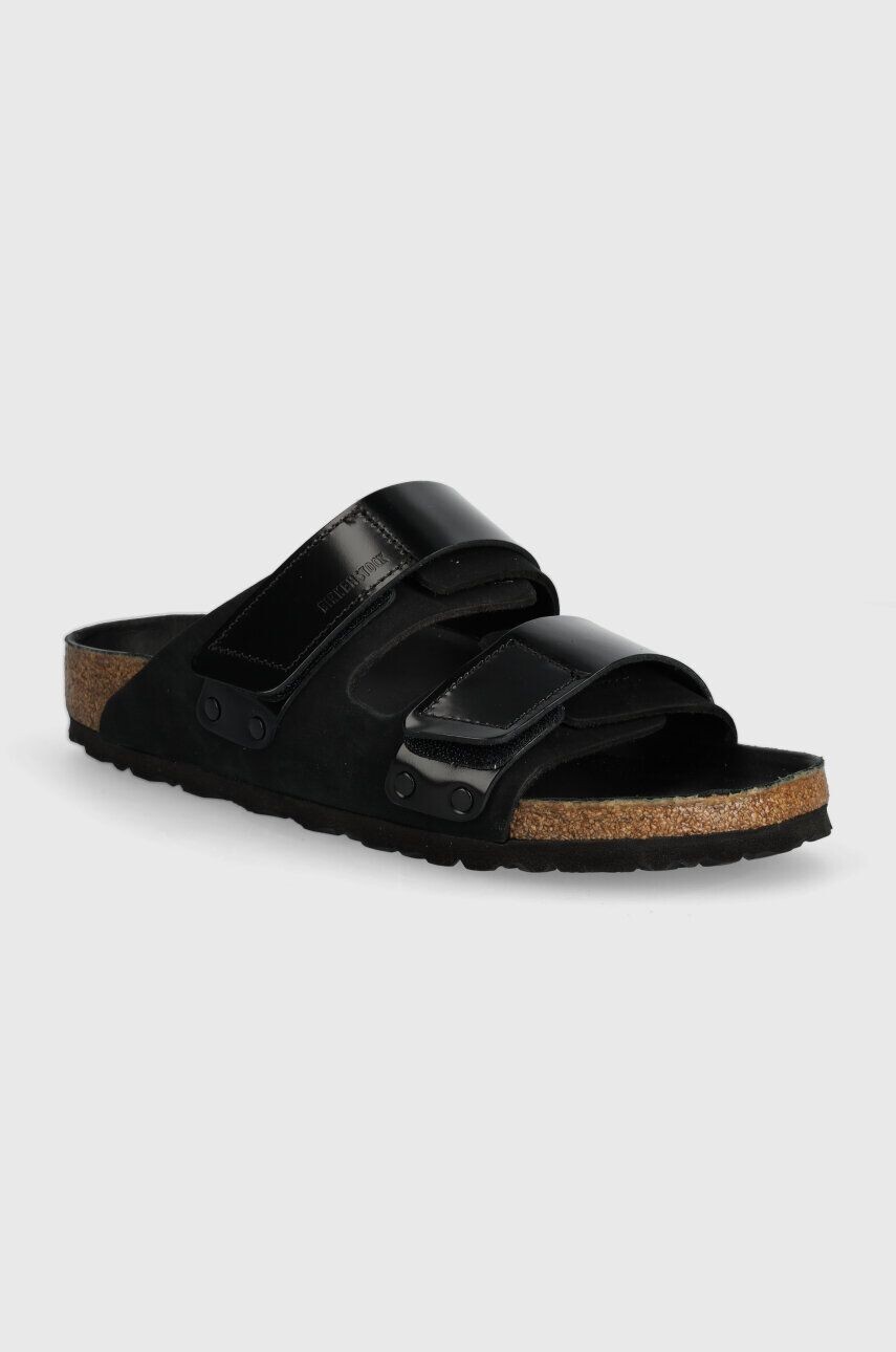 Кожаные шлепанцы Uji Birkenstock, черный