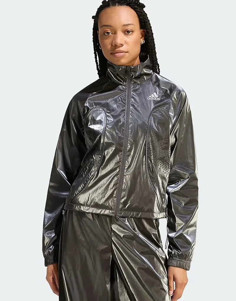 Спортивная куртка Adidas Originals F50 в черном цвете — фото 4
