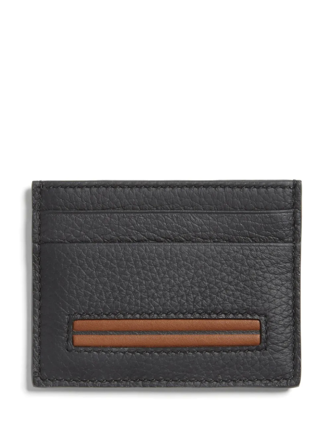 

Zegna картхолдер с нашивкой-логотипом, черный