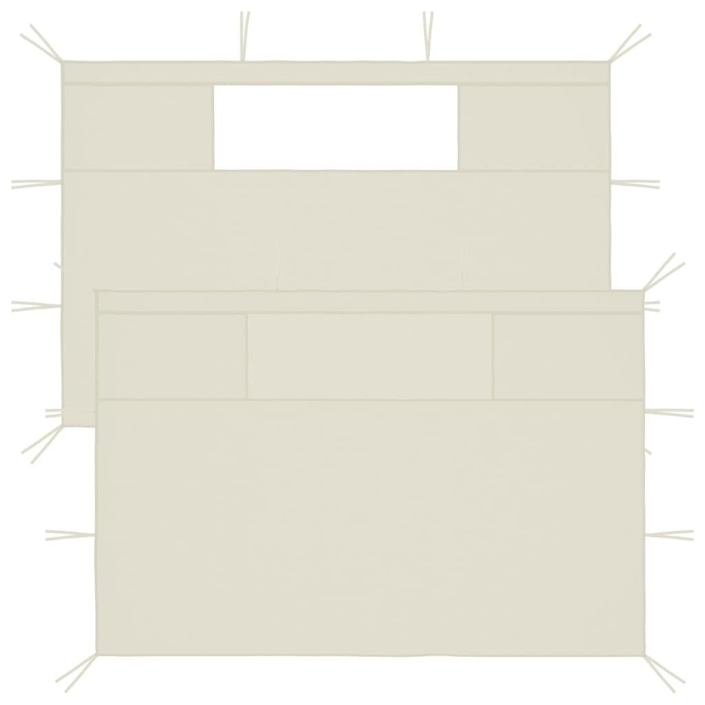 

Боковые стенки павильона с окнами 2 шт. DKD HOME DECOR, бежевый