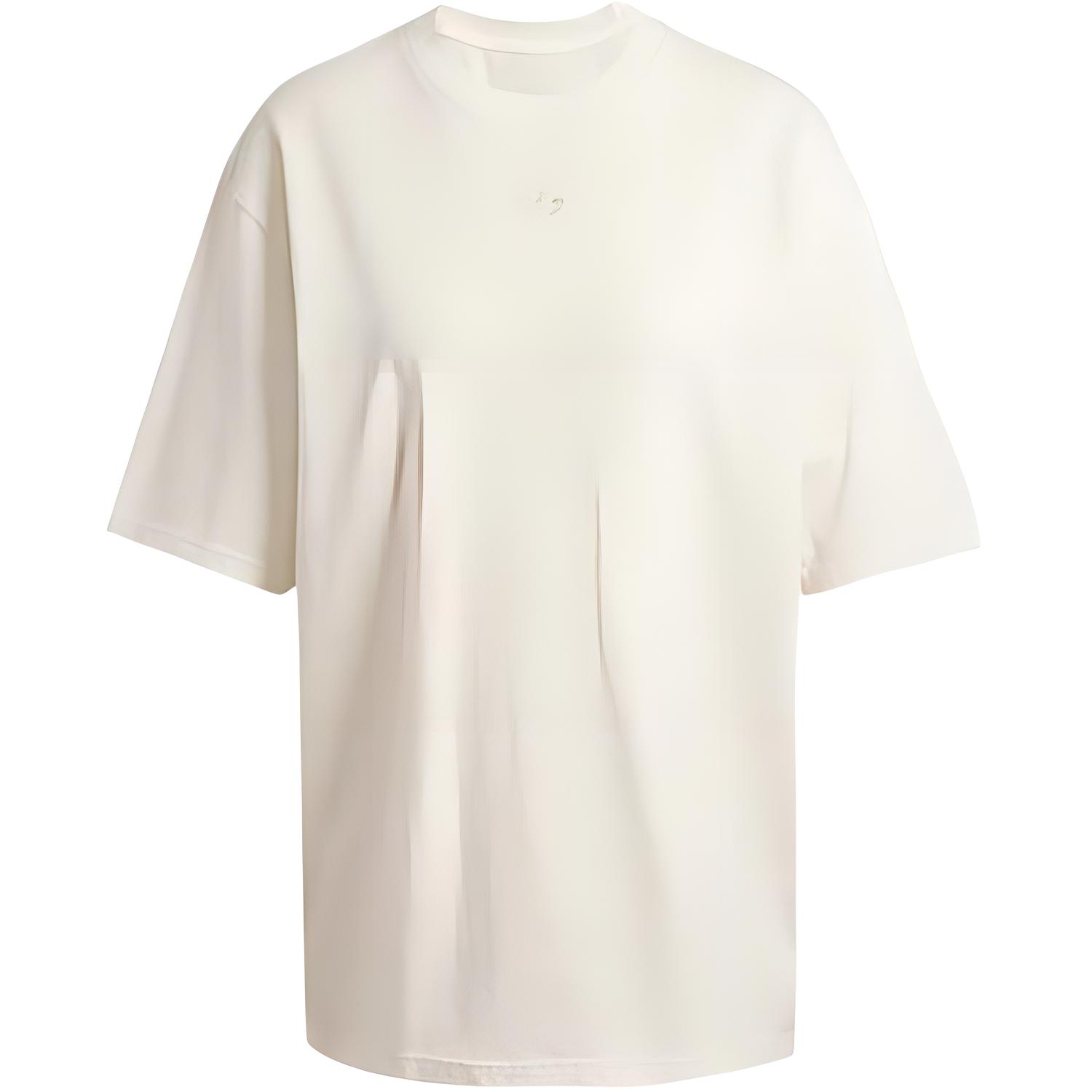 

Постиранная оверсайз футболка Adidas Originals, слоновая кость, Бежевый, Постиранная оверсайз футболка Adidas Originals, слоновая кость