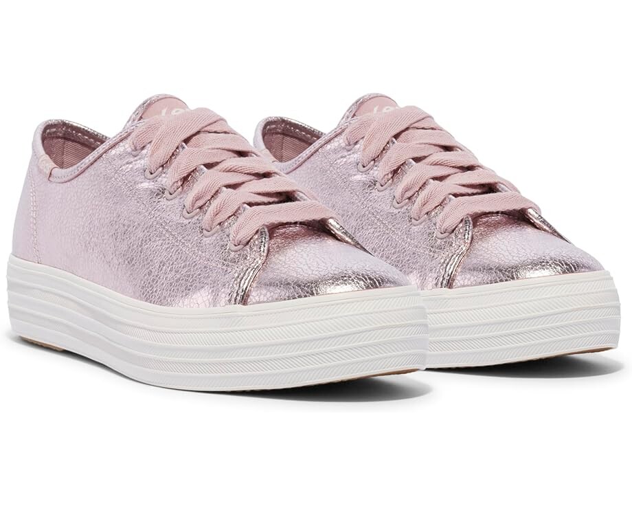 

Кроссовки Keds Triple Kick Leather, цвет Mauve Metallic