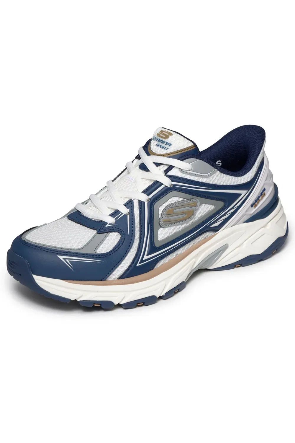 Кроссовки Slip-In STAMINA SPORT KORDAE Debenhams, белый — фото 2