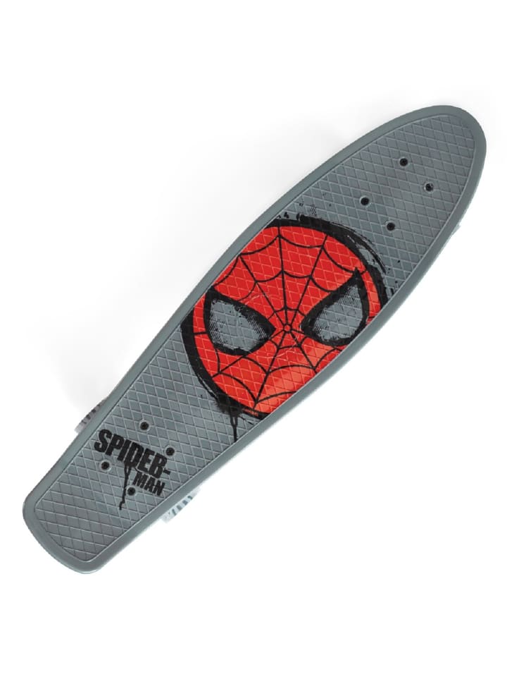 

Marvel Скейтборд Spiderman Nickel Board - прочный скейтборд с прецизионными подшипниками ABEC-7 серого цвета