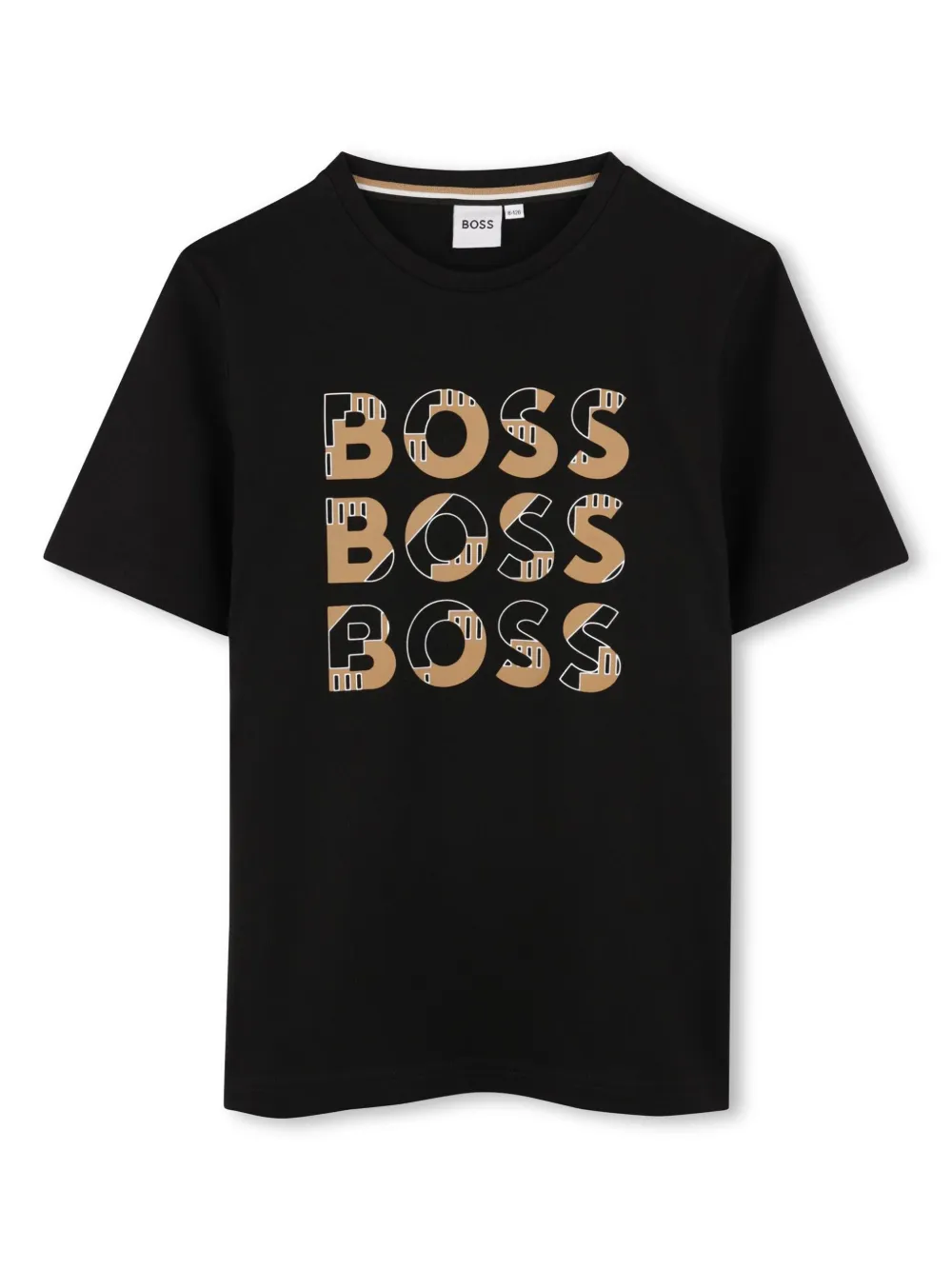 

Футболка с логотипом BOSS Kidswear, черный