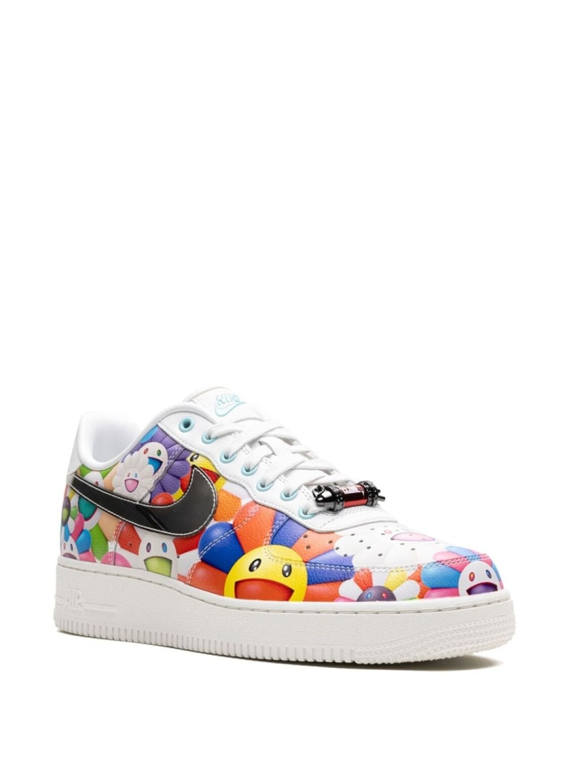 Кроссовки Air Force 1 Low RTFKT - Murakami Drip Nike, белый — фото 2