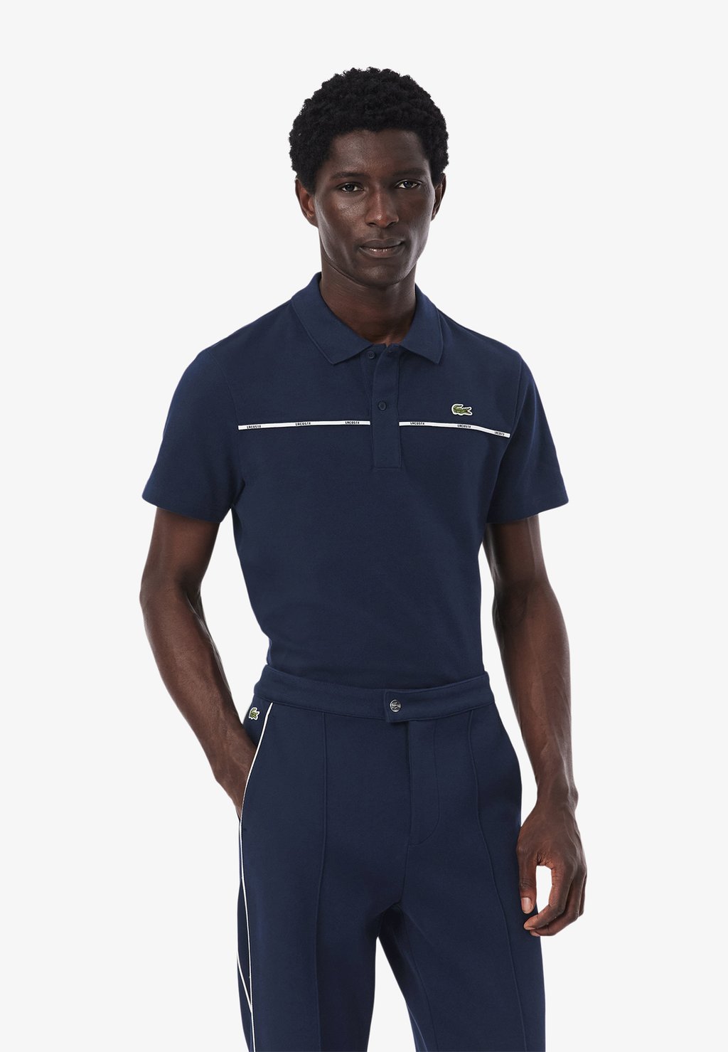 

Поло SHORT SLEEVES Lacoste, синий