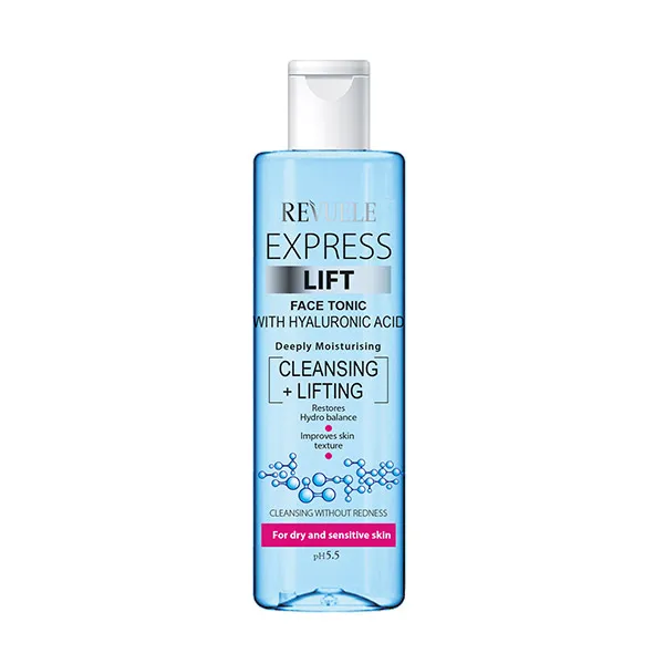 

Лицо с гиалуроновой кислотой Tónico Express Lift Revuele, 250 ml