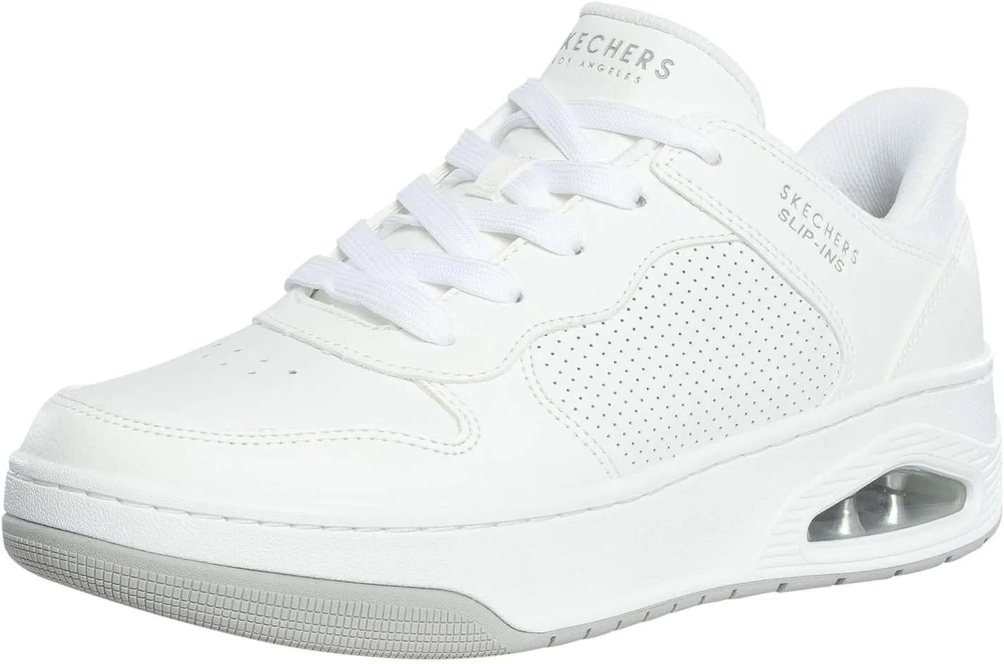 Мужские кроссовки Skechers UNO Court-Acacia Hands Free Slip-ins, White Opulent Garden