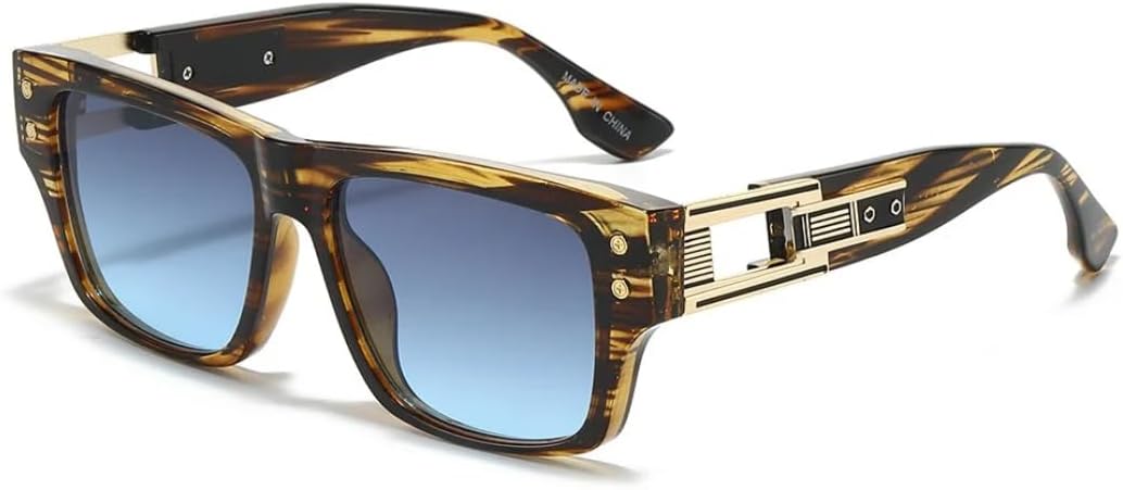 

Роскошные солнцезащитные очки с леопардовым градиентом для женщин, ретро-стиль, модные солнцезащитные очки для мужчин, очки для отдыха, защита от УФ-излучения UV400 TKKTLLT, Tea Leopard Blue