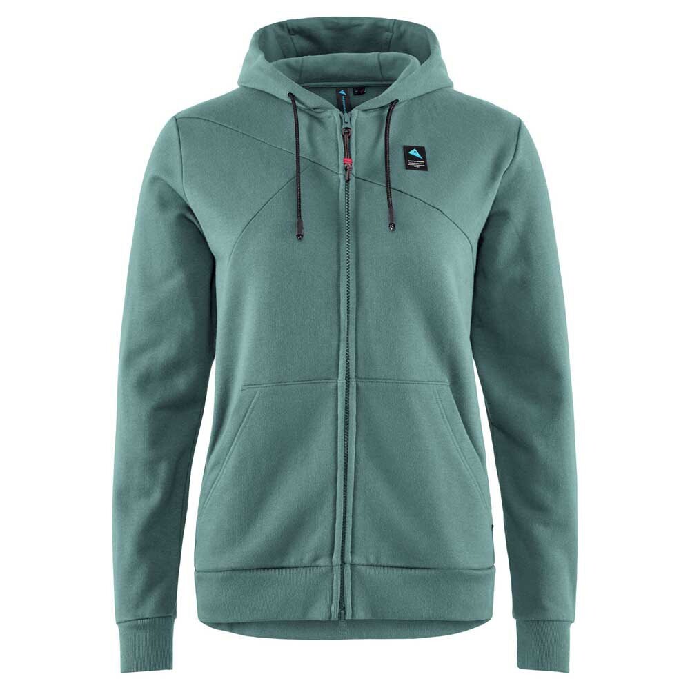 

Толстовка Klättermusen Runa Maker Full Zip, зеленый