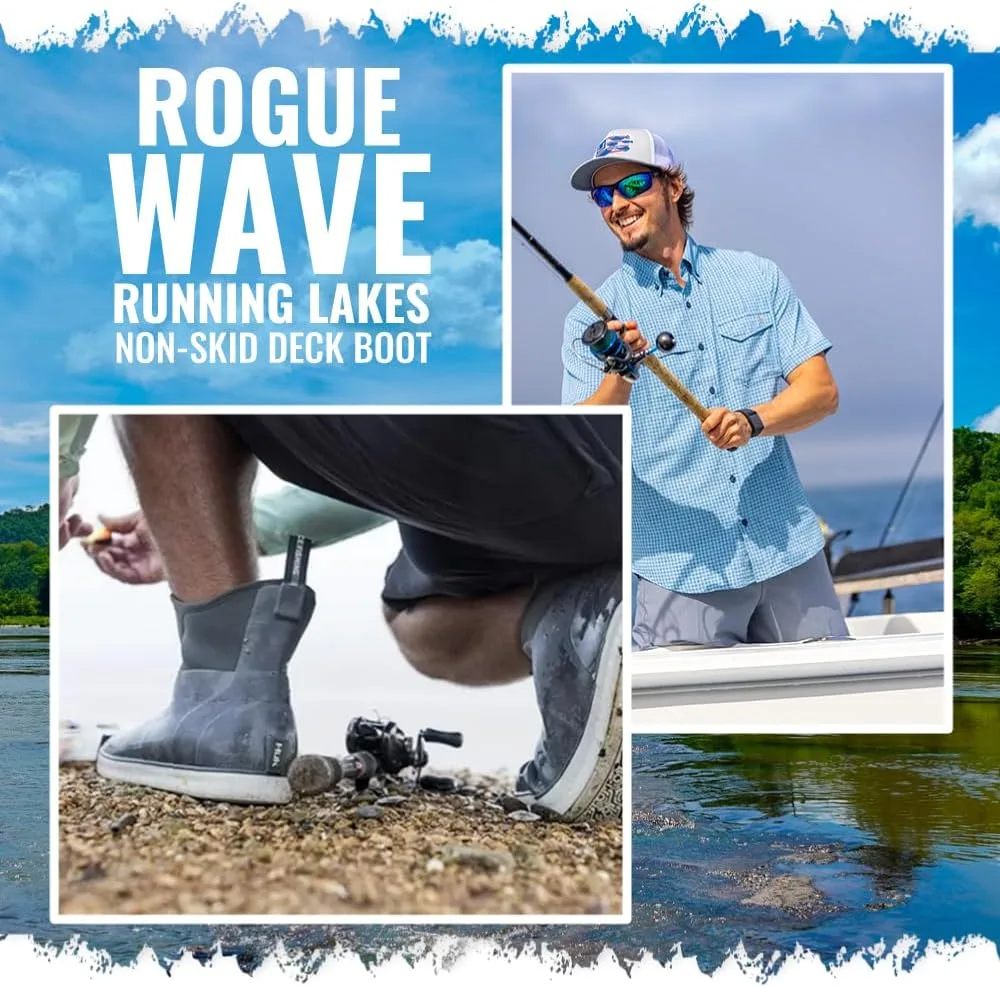 Мужские ботинки HUK Rogue Wave, высокоэффективные рыболовные ботинки и ботинки на плоской подошве — фото 2