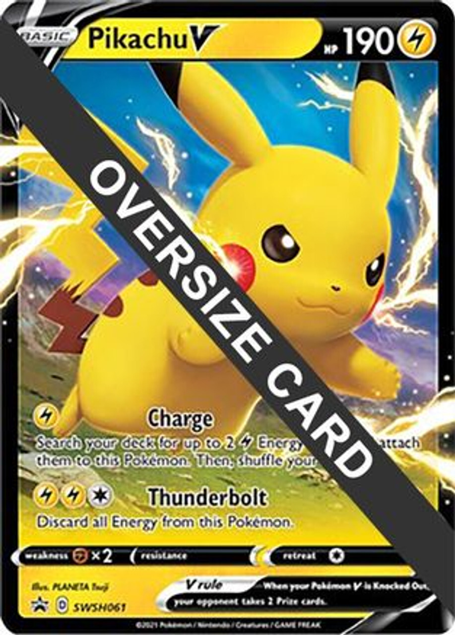 

Карточная игра Pikachu V - SWSH061 SWSH061 - Jumbo Cards Holofoil