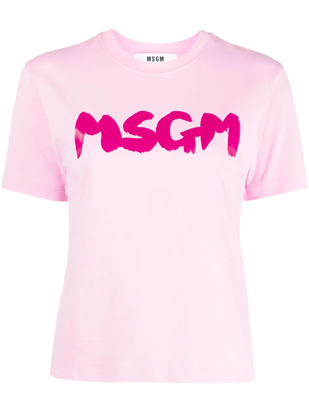 

Футболка с логотипом MSGM, розовый