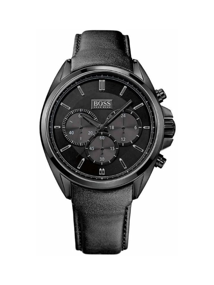 

Мужские часы Driver Model HB1513061 с кожаным ремешком Hugo Boss