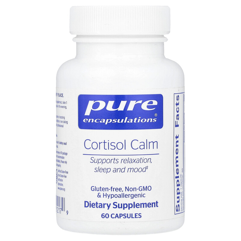 

Pure Encapsulations, Cortisol Calm, 60 капсул