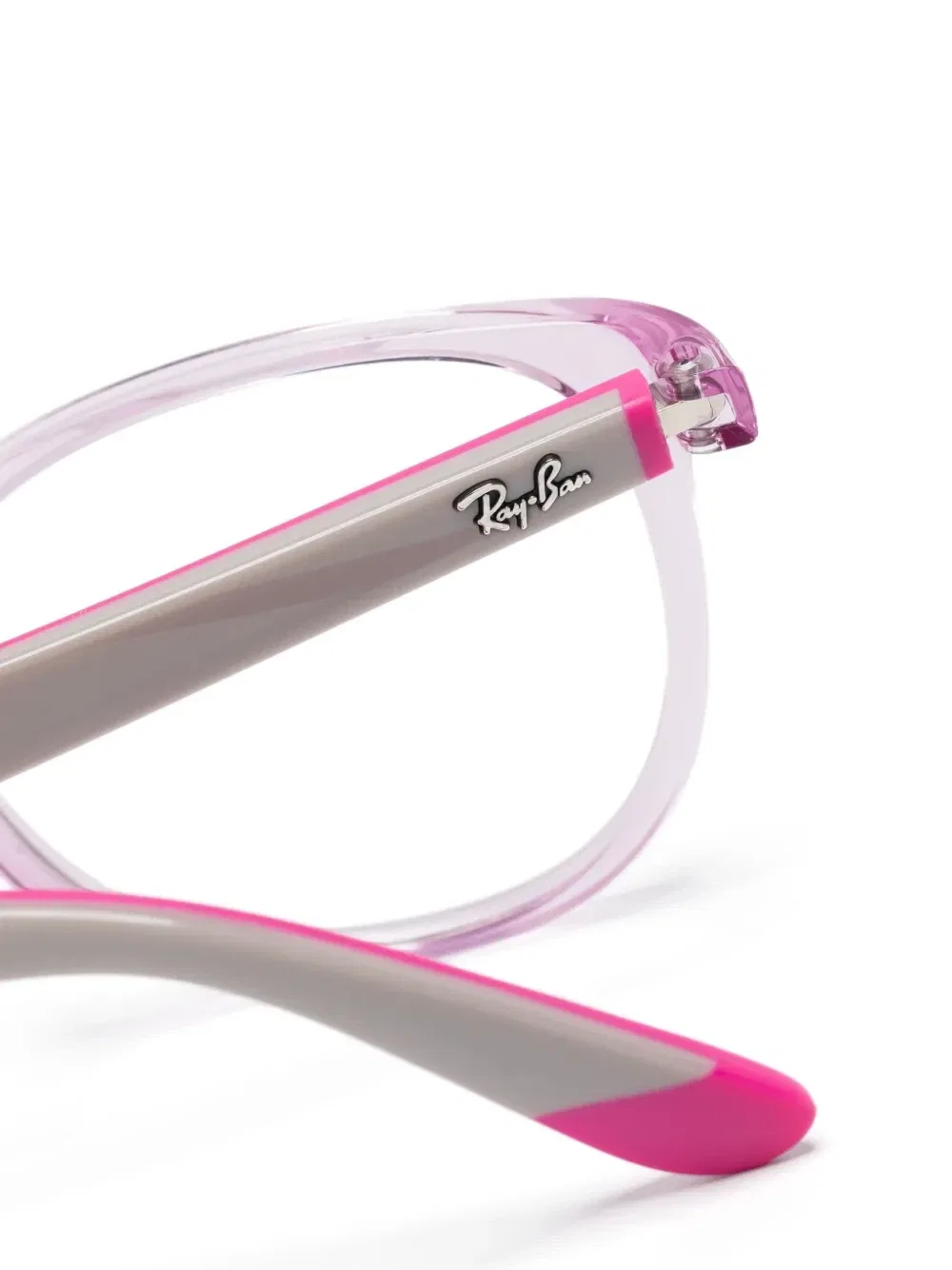 Очки 1631 в квадратной оправе Ray-Ban Junior, розовый — фото 3