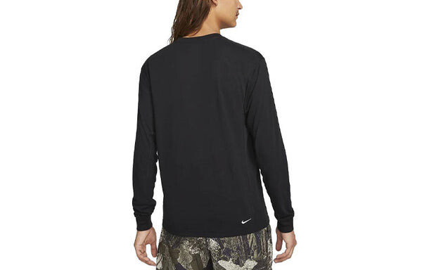 Футболка Nike ACG Long Sleeve Goat Rocks T-Shirt 'Black', черный — фото 2