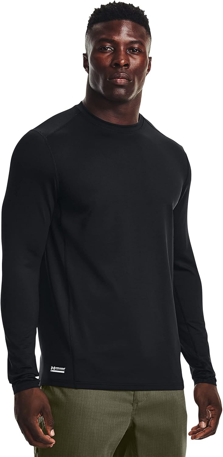 

Футболка Under Armour Mens Tac Crew ColdGear Infrared Base, Black (001)/Black, Черный, Футболка Under Armour Mens Tac Crew ColdGear Infrared Base, Black (001)/Black