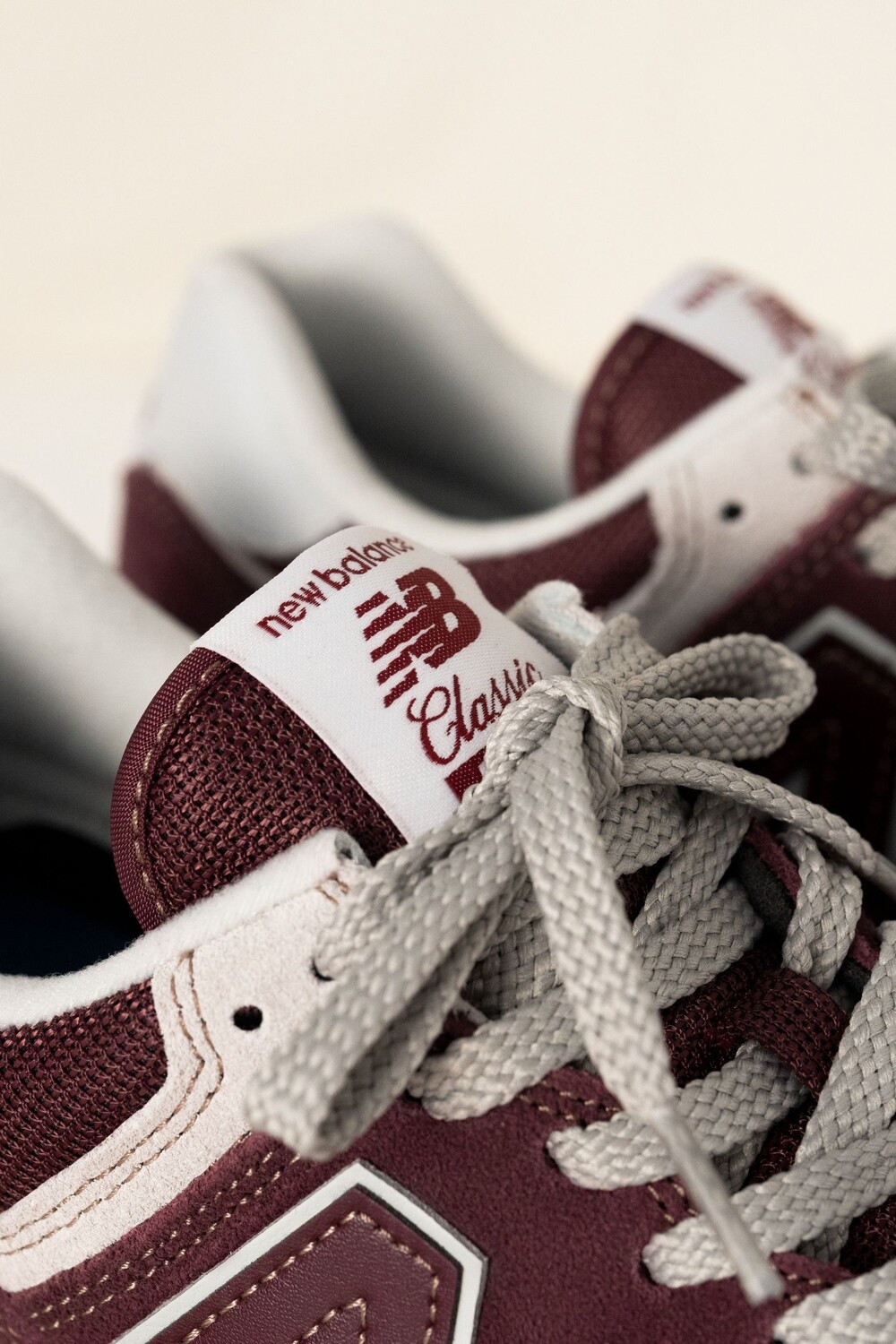 Мужская спортивная обувь 574 New Balance, красный — фото 4