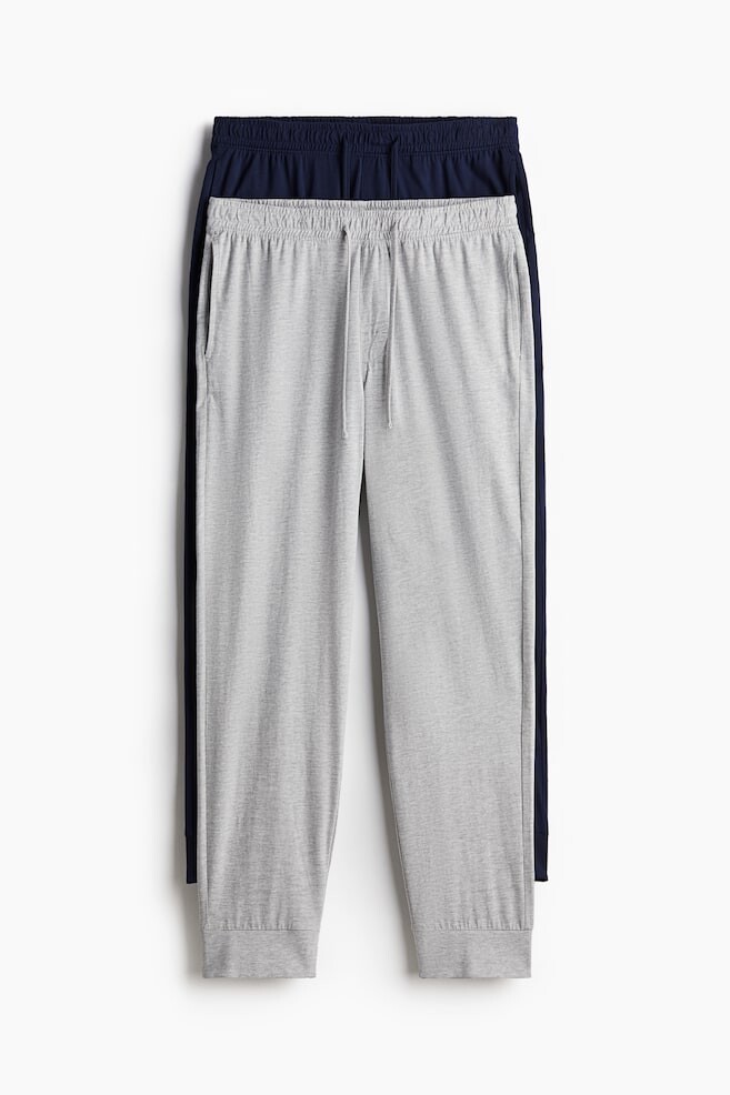 

Комплект из 2 пижамных брюк стандартного кроя H&M, серый
