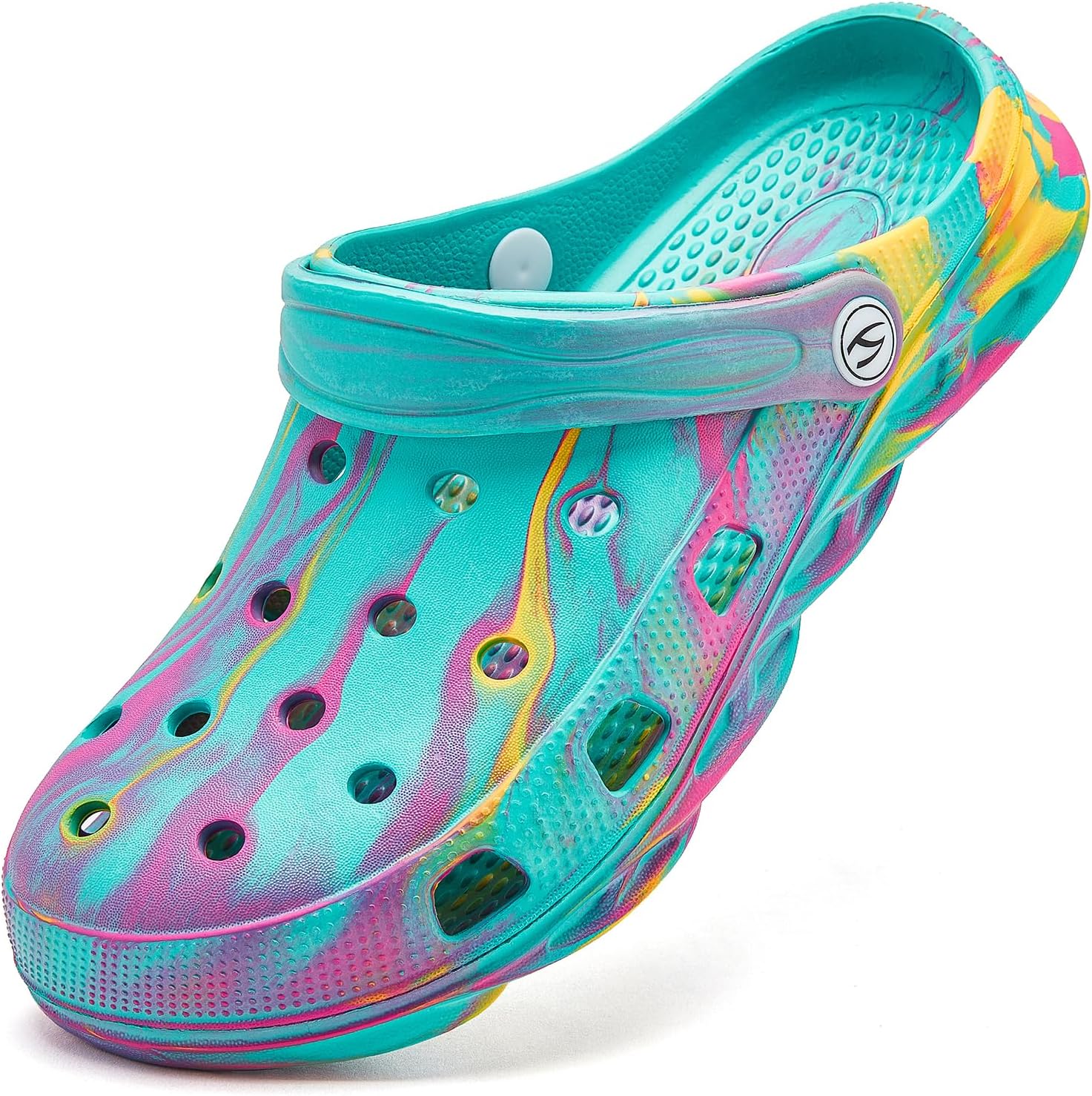 

Садовые сабо, тапочки и сандалии HOBIBEAR унисекс для мужчин и женщин, Iridescent