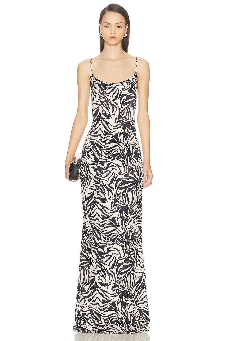 

Макси-платье The New Arrivals By Ilkyaz Ozel, Zebra Exotique