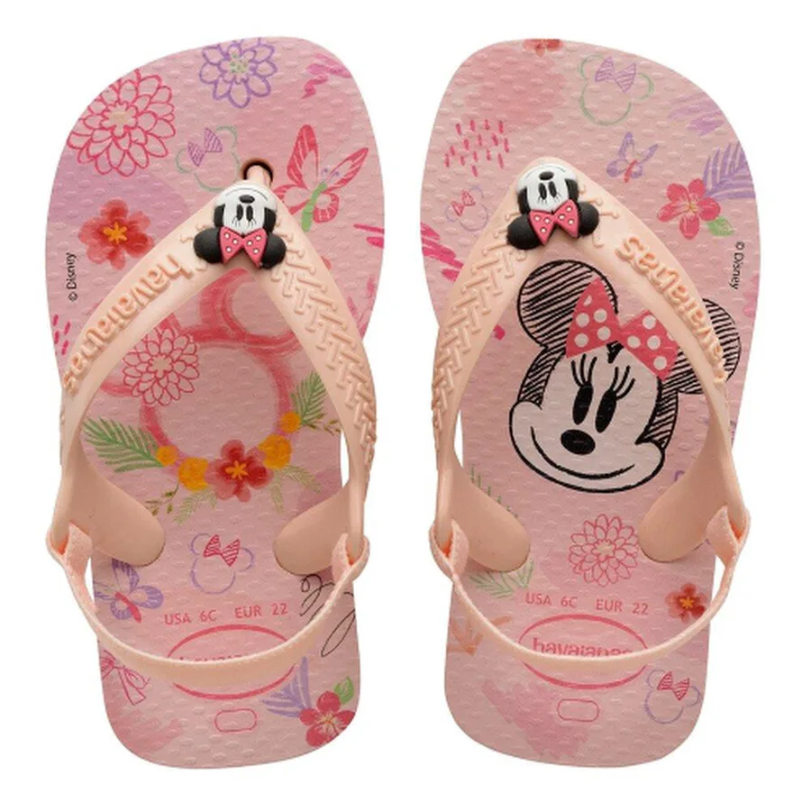 Вьетнамки Havaianas Baby Disney Classic, розовый — фото 4