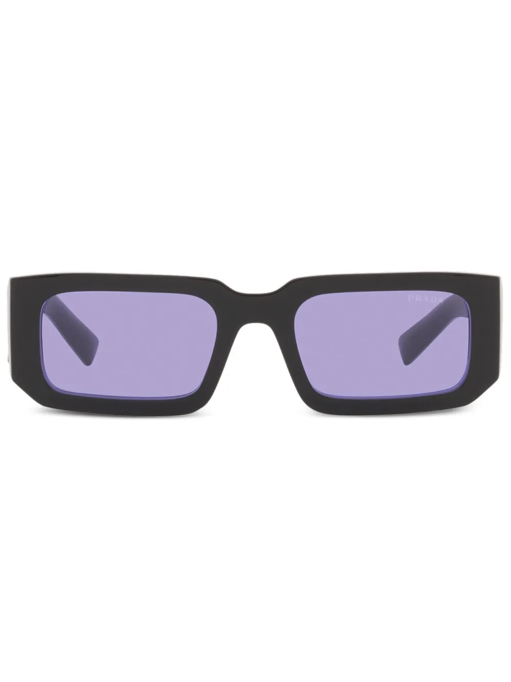 

Солнцезащитные очки в прямоугольной оправе Prada Eyewear, черный