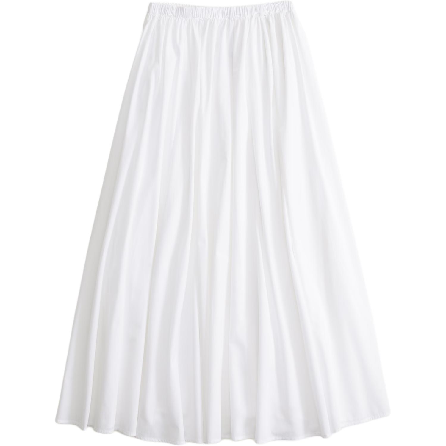 

Повседневная длинная юбка женская Abercrombie＆Fitch, белый