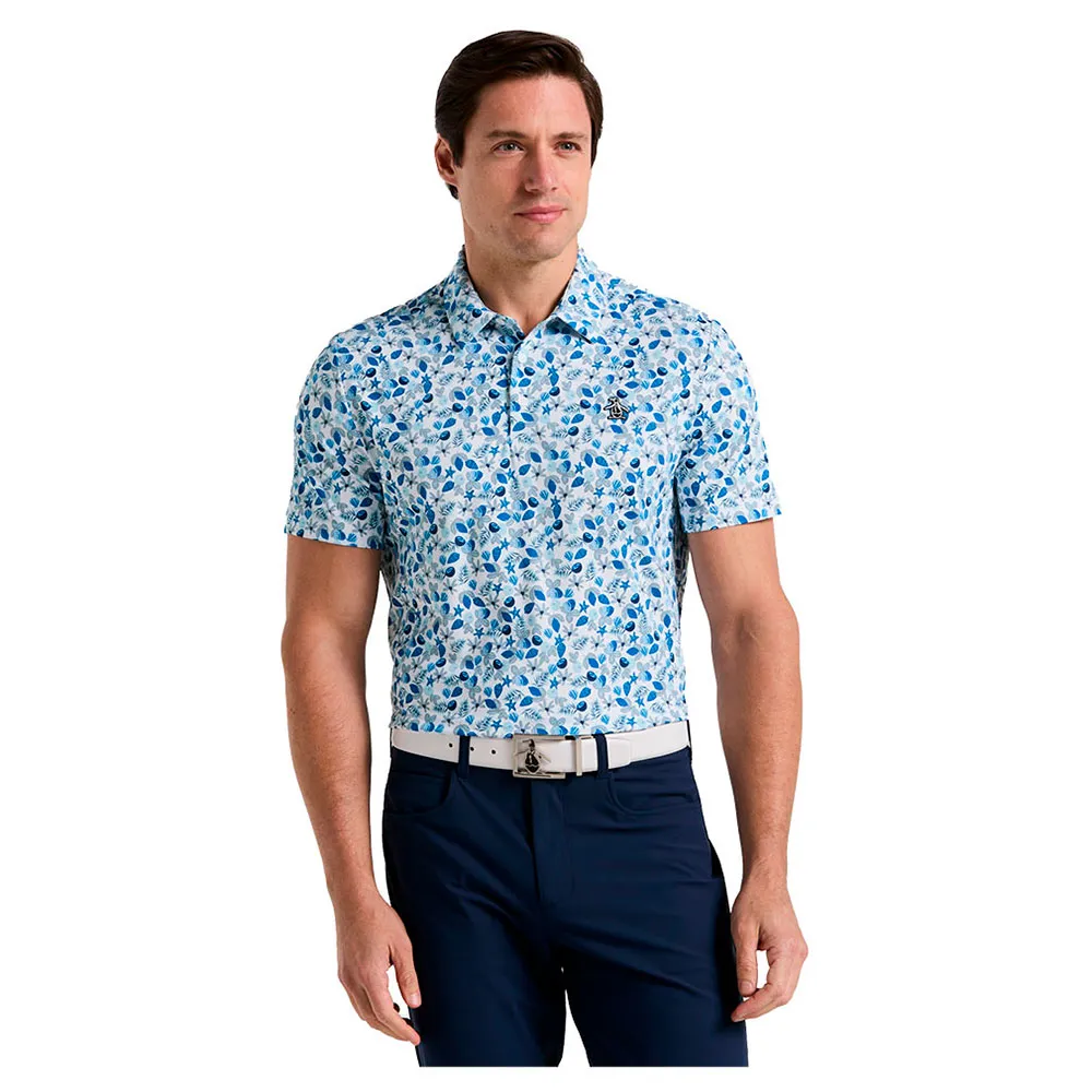 

Поло с коротким рукавом Original Penguin Coconut Daddy, синий