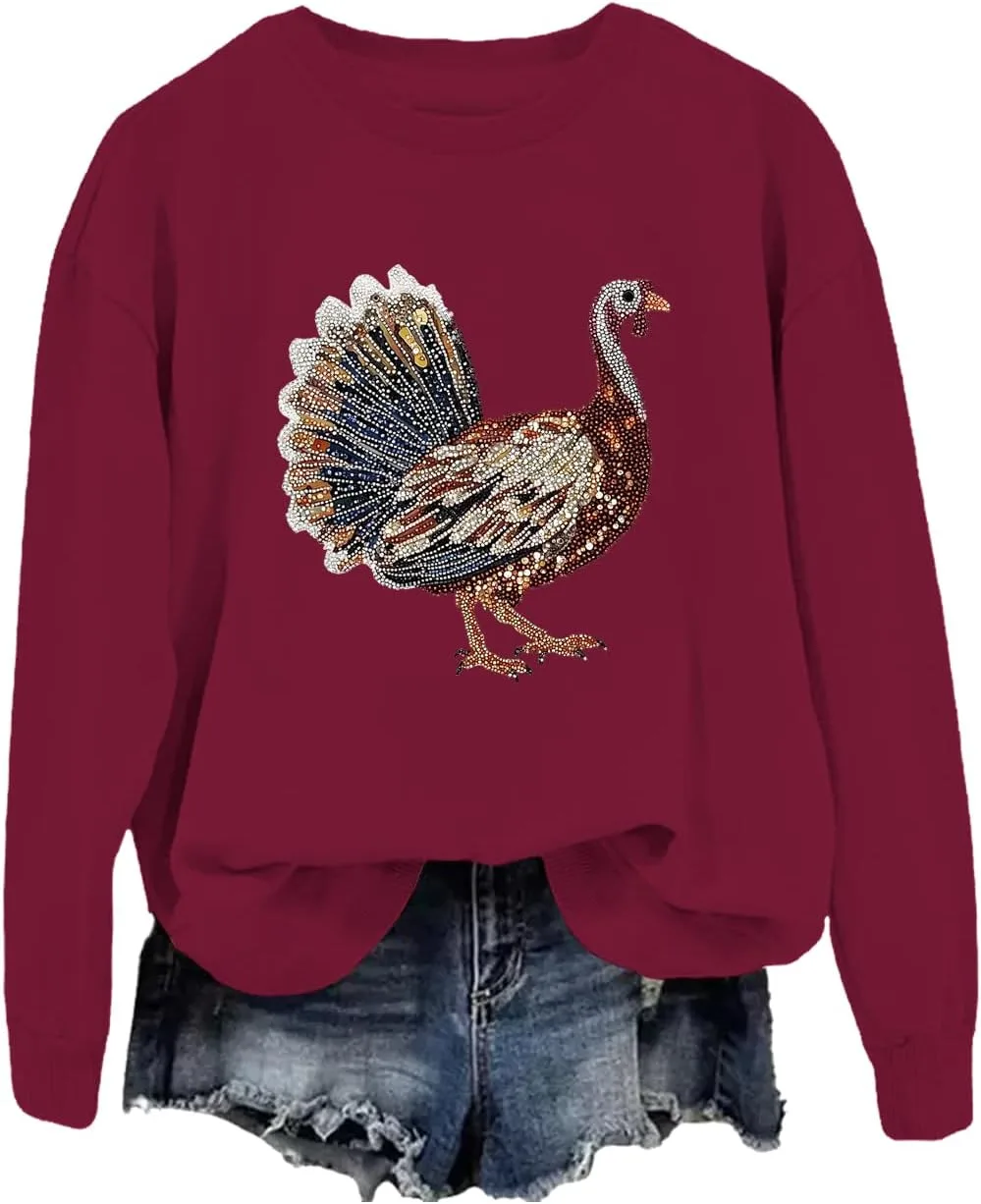 

Свитшот с искусственными стразами Turkey JWVEL