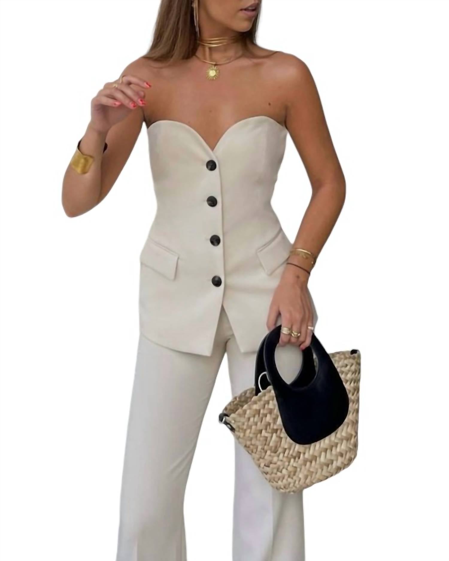 

Блузка женская Rosa Clothing, цвет tan