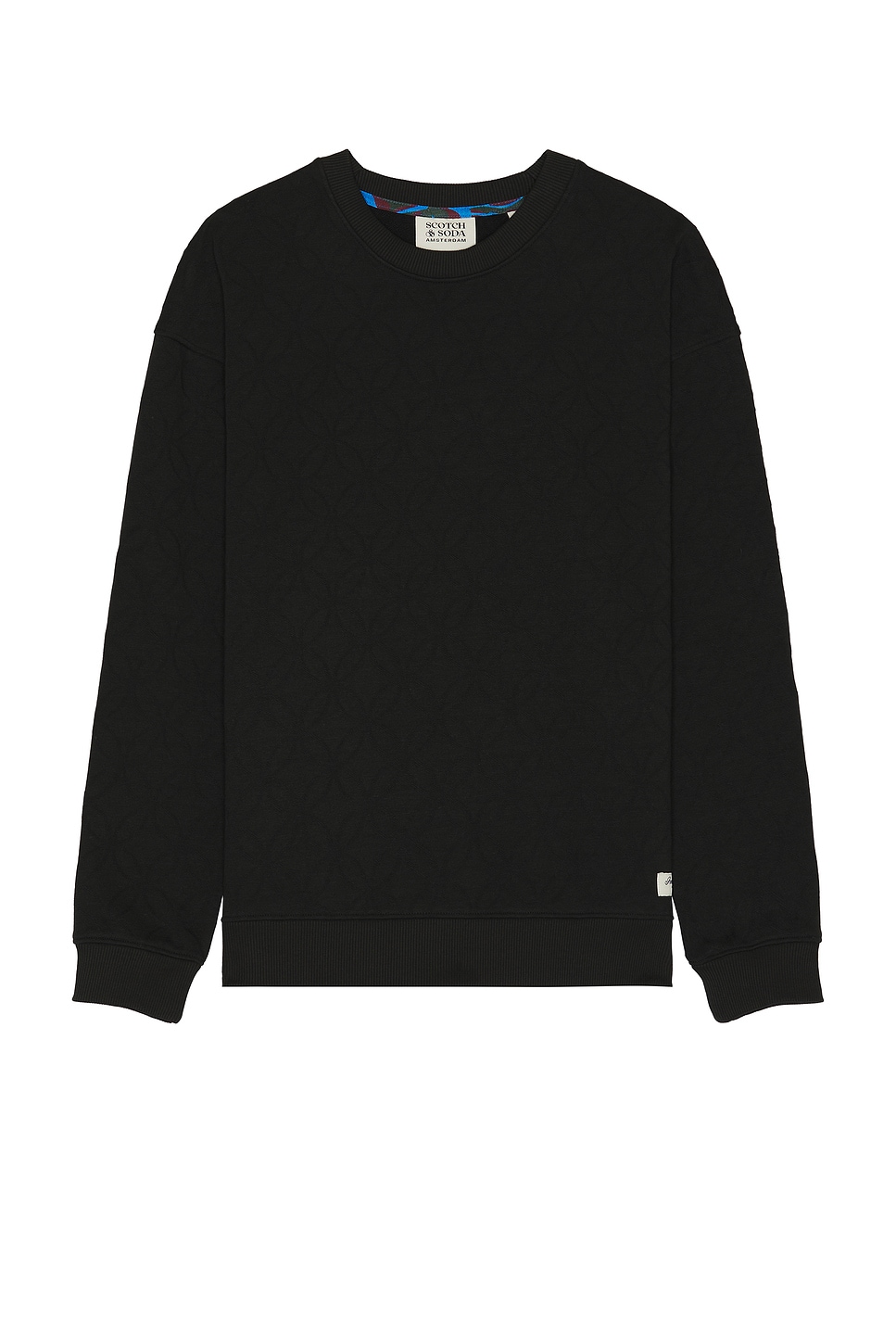 

Свитшот обычного кроя Scotch & Soda, black