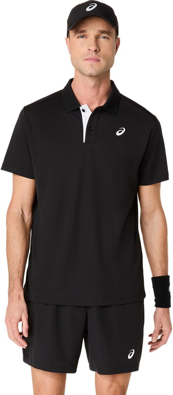 

Мужская теннисная футболка-поло ASICS, черный